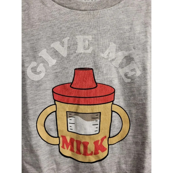 Give Me Milk - Toddler Crew Neck Short Sleeve T-shirt NEW! 18M, 2T, 3T, 4T, 5T - Picture 2 of 6